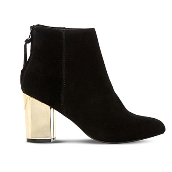 Steve Madden Shoes - Steve Madden Cynthia Bootie with Gold Heel